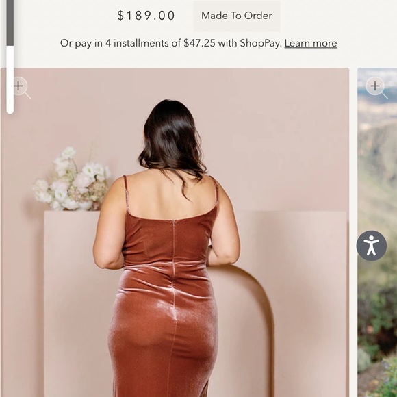 Reverly Skye Velvet Dress - Picture 2 of 4